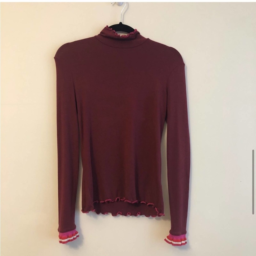 SPLENDID X Margherita Dolce Vita Ruffle Turtleneck - Picture 7 of 12